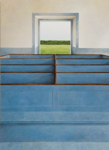 Blue Bench, 2012,              110 x 80 cm, acrylic on panel