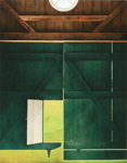 Ware Hill [Munden's Barn] 2009, 127 x 98 cm, acrylic on panel